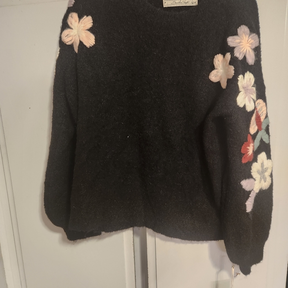 NWT Nordstrom Rack Embroidered Sweater